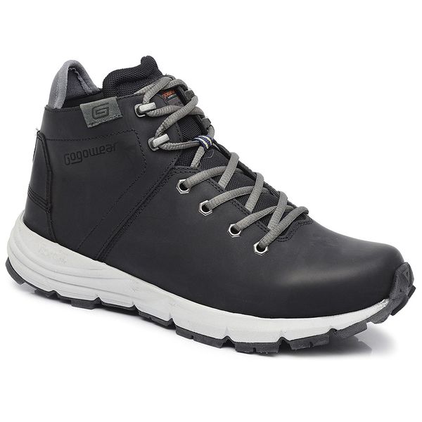 Bota Adventure Masculina Gogowear Vibram 100% Couro ref GV-Grid Preto