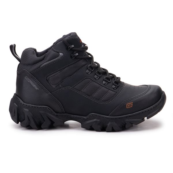 Bota Trilha Adventure Gogowear 100% Couro ref Intrunder Preto