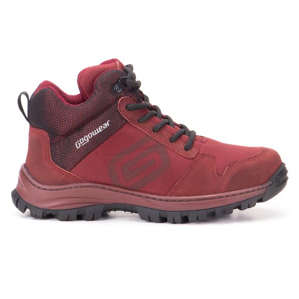 Bota Segurança EPI/C.A Gogowear Feminino 100% Couro ref Kiev High / Bordô