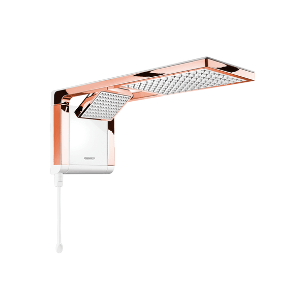 Chuveiro Acqua Duo Ultra Branco/Rose Gold Lorenzetti