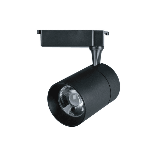 Spot p/ Trilho LED Elegance 3000K Quente 30W Bivolt Ø9cm Alumínio e Policarbonato Preto - Avant 251170570