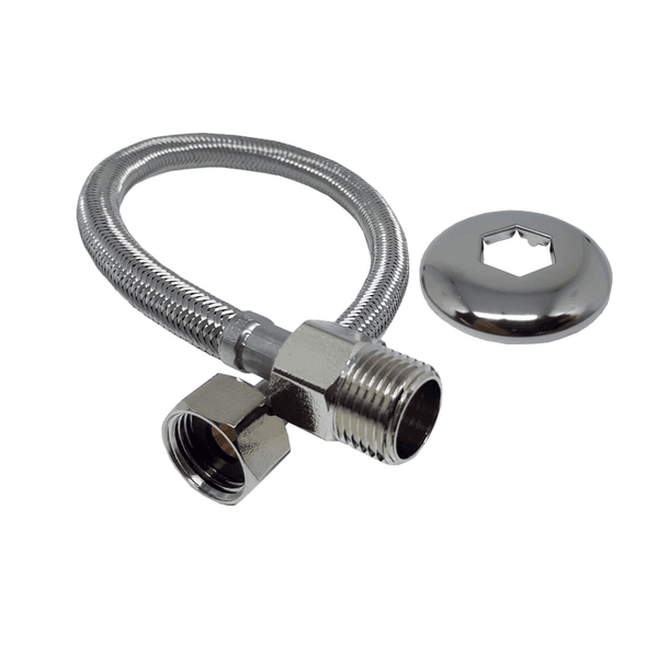 Engate Flexível 40cm Inox Trigre 1/2 MXF DN15 