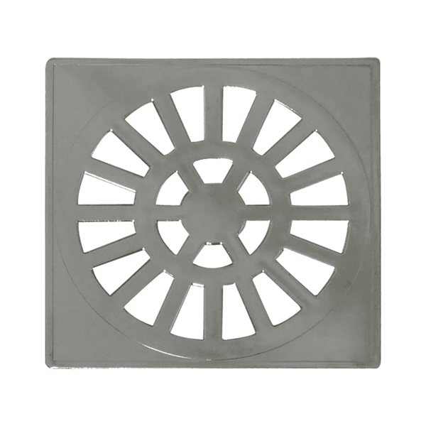 Grelha Quadrada 10,2x10,2cm em ABS Cromado Astra GR2