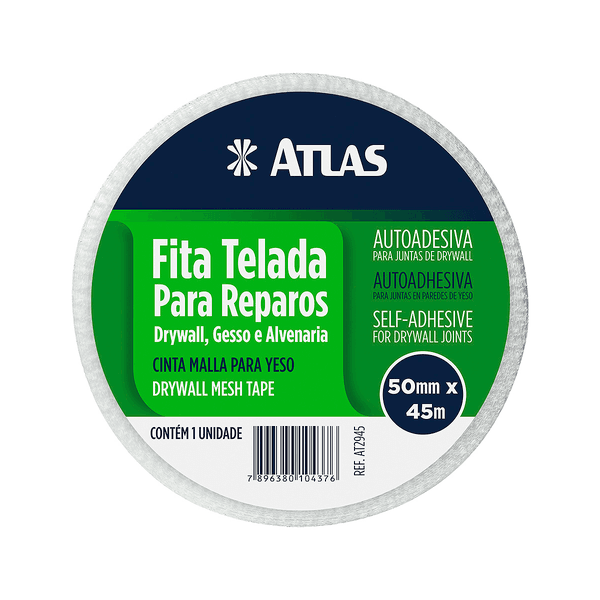 Fita Telada Reparos 50MMX45M AT2945 Atlas