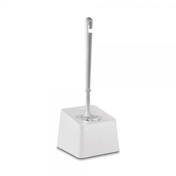 Suporte UZ Com Escova para Banheiro Branco UZ548-BR