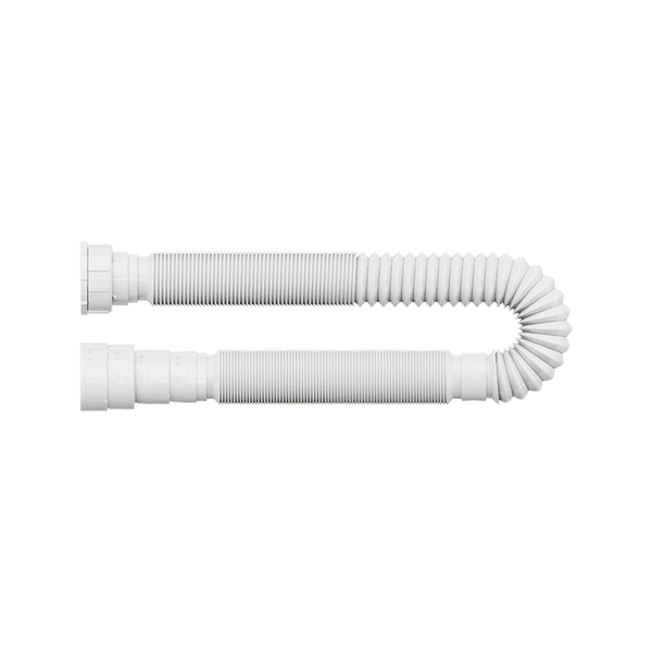 Sifão Tubo Extensivo Longo Universal Blukit Com Porca Branco 1,5M