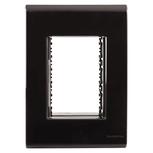 Placa Tramontina Liz 4X2 3P Grafite 57106/048