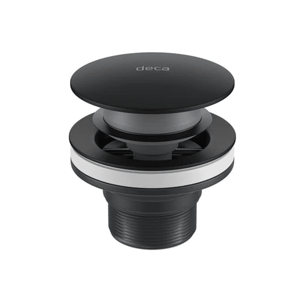 Válvula Deca 1601 Escoamento Click Luxo Black Matte