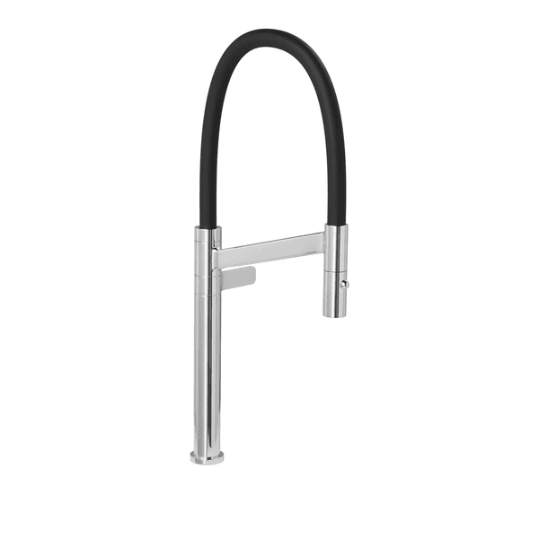 Torneira Deca para Mesa Cozinha Bica Alta Colore Cromado/Preto 1189.C.PT