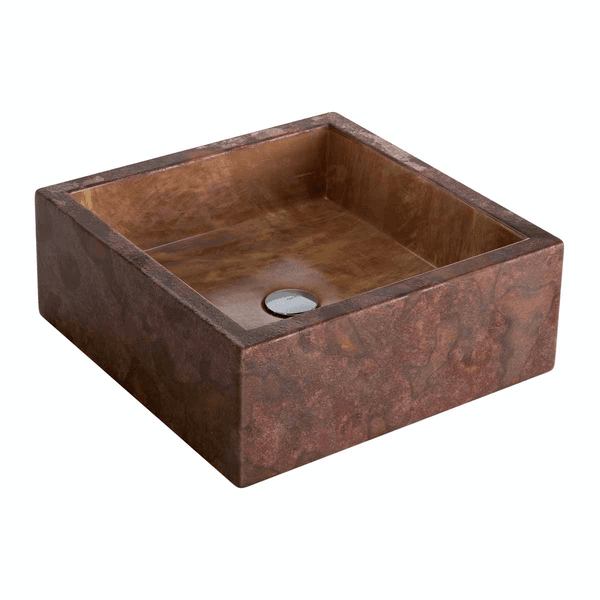 Cuba de Apoio Quadrada Deca Ferrugem 