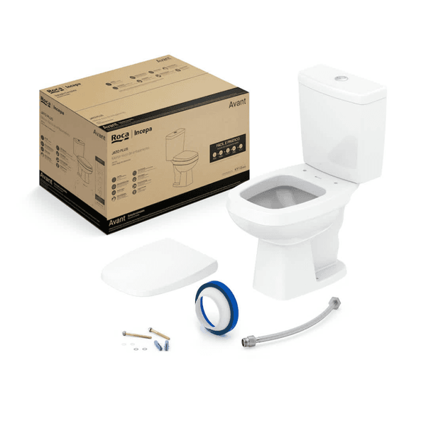 Kit Bacia com Caixa P Soft Close Avant Branco Incepa 
