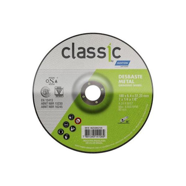 Disco De Desbaste Classic - 7"