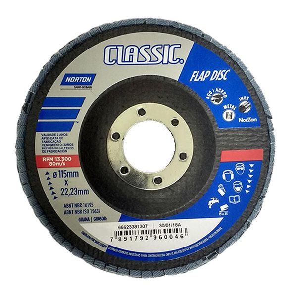 Disco Flap 4,5" x 7/8 A-40 Original Norton