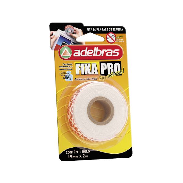 Fita Dupla Face Espuma (19mm x 2m)