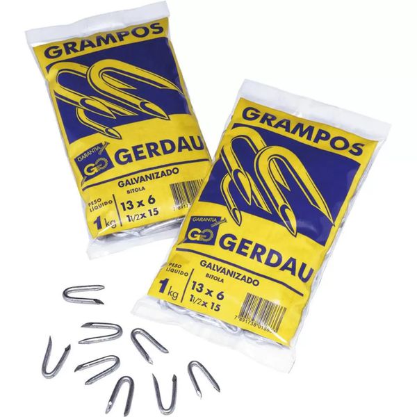 Grampo Polido 1 x 9