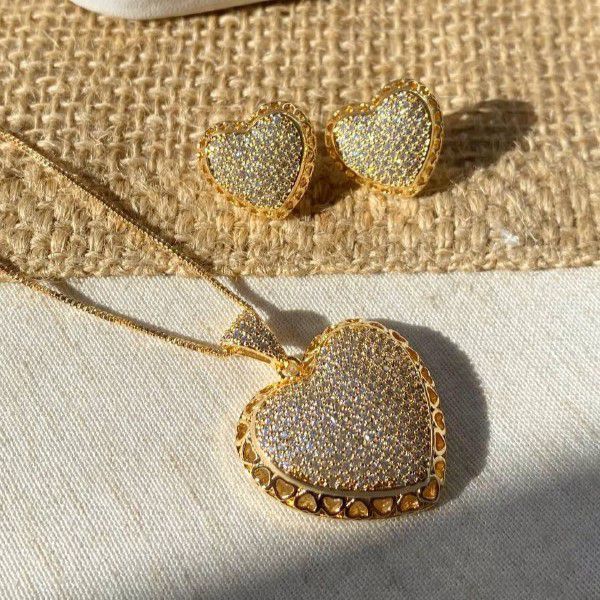 Conjunto de coração em micro zircônia 