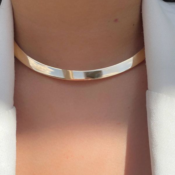 Chocker de Aro liso 