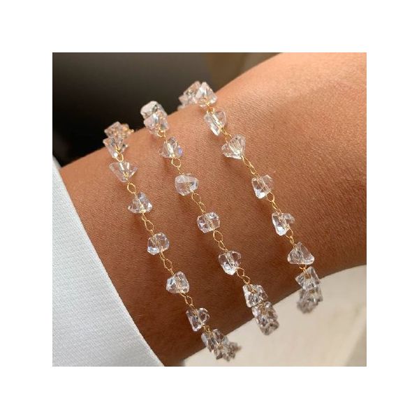 Pulseira Trabalhada no Cristal 