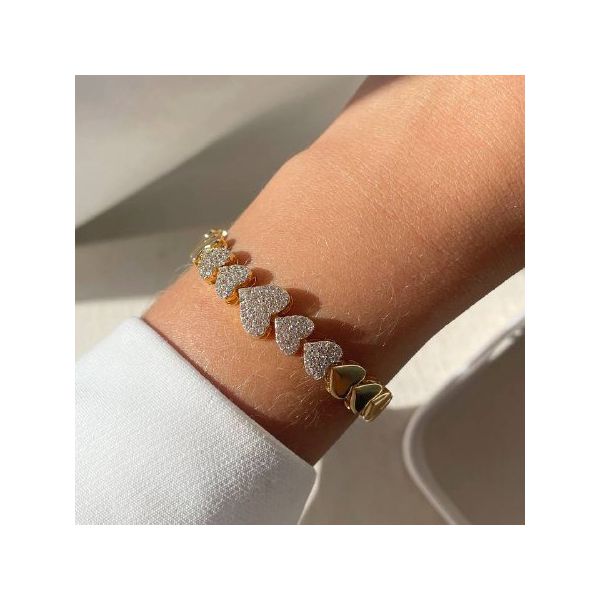 Pulseira de coração 