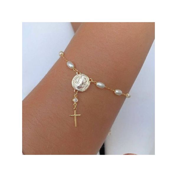 Pulseira são bento com perola 