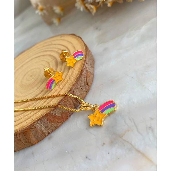 Conjunto infantil arco iris
