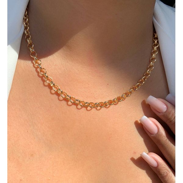 Choker De Elo Português Grossa