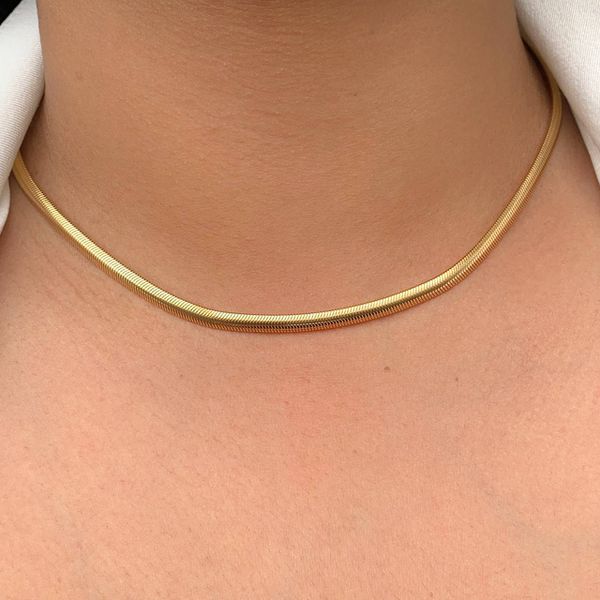 Choker Malha Fina 