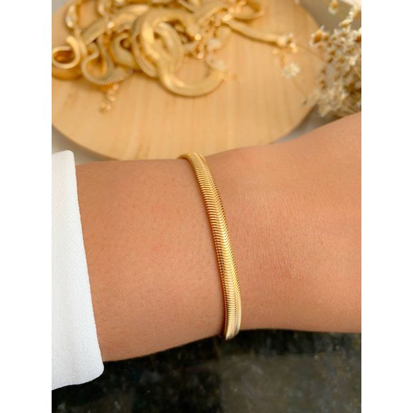 Pulseira Fina de Malha 