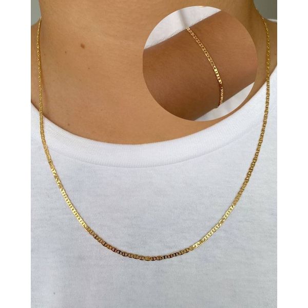 Conjunto masculino corrente piastrine 