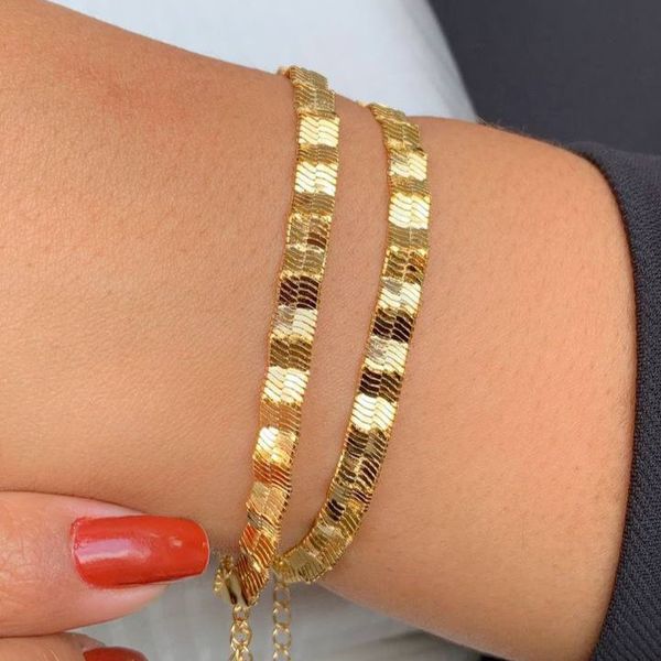 Pulseira de fita trabalhada (unidade)