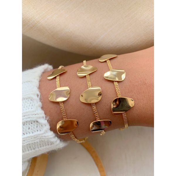 Pulseira orgânico com malha