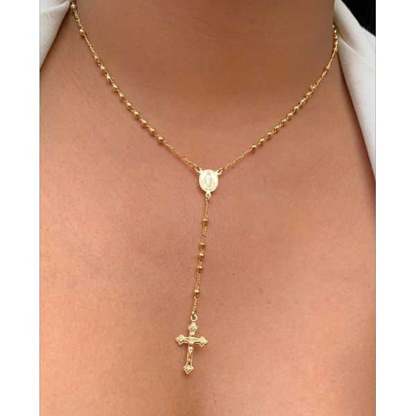 Colar terço nossa senhora das graça 