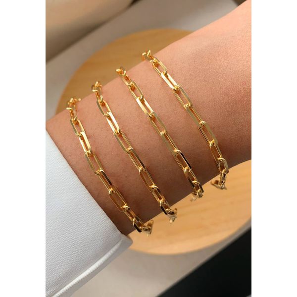 Pulseira De Corrente Trabalha (unitária)