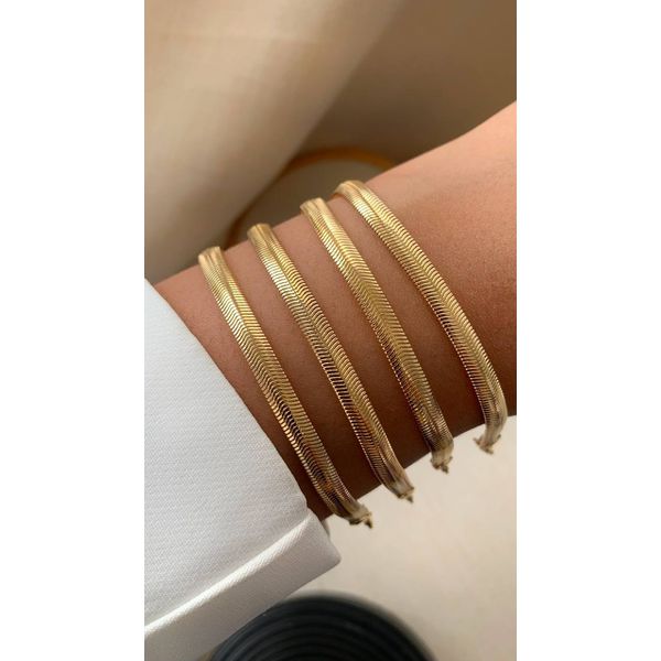 Pulseira de Malha fina 5mm