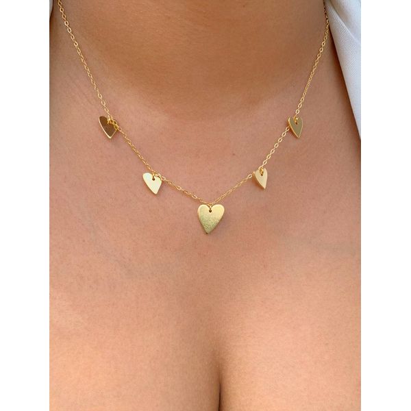 conjunto de coração liso