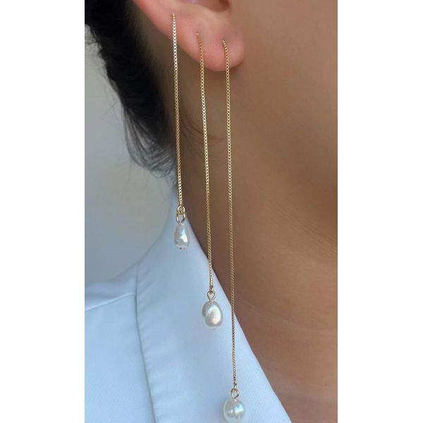 Trio de linha com perola