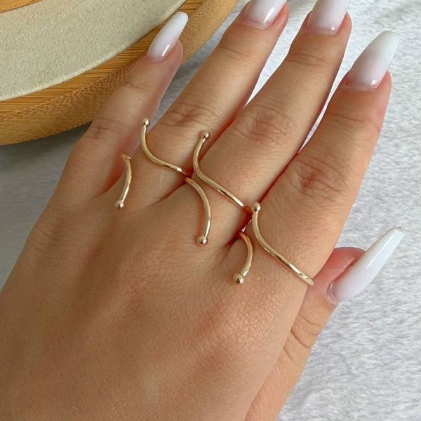 Anel ajustável minimalista (cada)