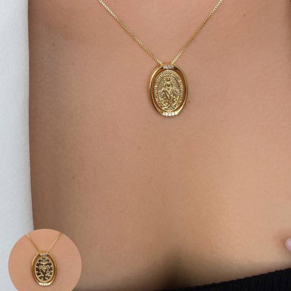 colar Nossa senhora giratória (cada) 