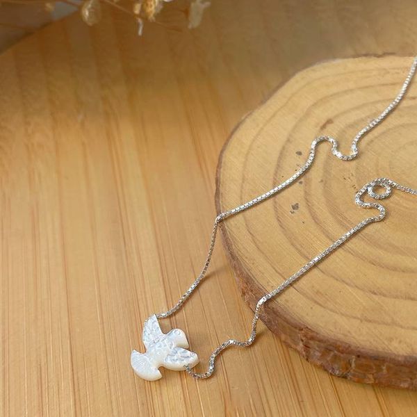 Colar espirito santo de prata 925