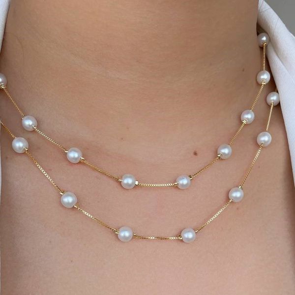 Colar de perola (cada)