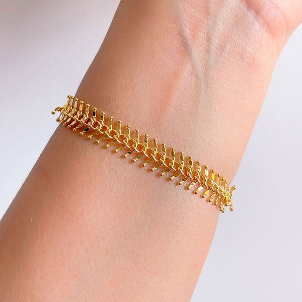 Pulseira Escama De Peixe Delicada