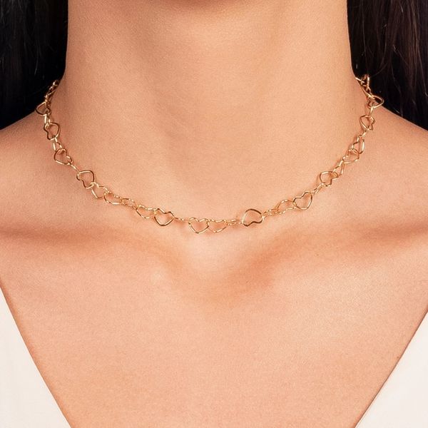 Choker Coração Vazado