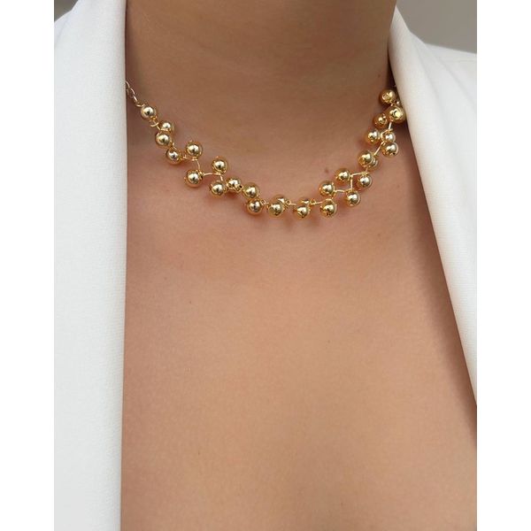 Colar de Esferas Design moderno