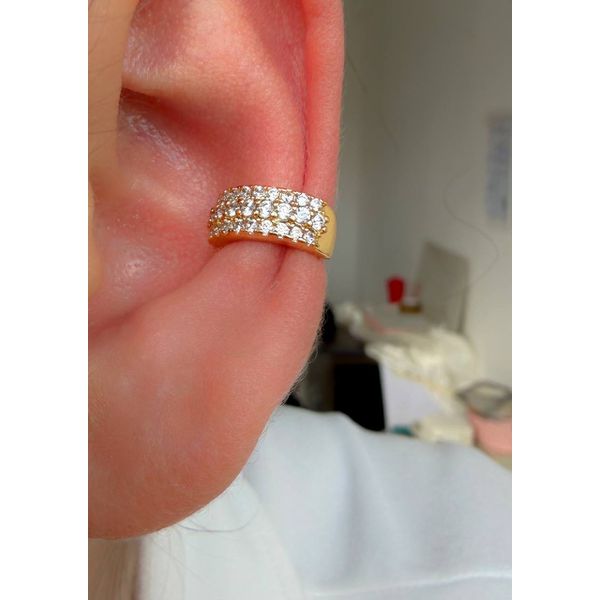 Piercing Fake cravejado 