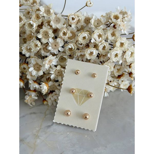 Trio De Esfera Lisa Antialérgico 