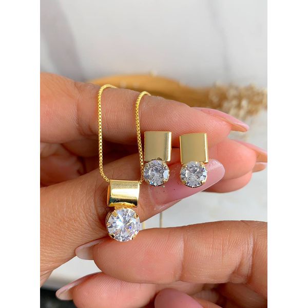 Conjunto com Ponto de Luz com detalhe liso