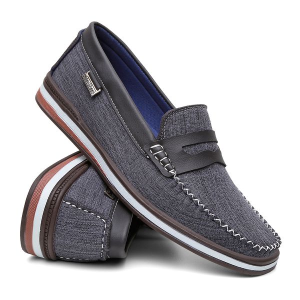 (LANÇAMENTO) Mocassim Oxford Masculino Preto - OX... - IDEN SHOES