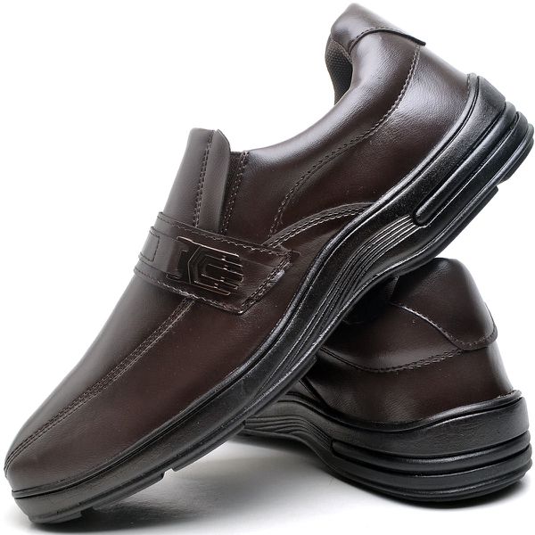 Sapato Social Confort Café - 25170-CF - IDEN SHOES