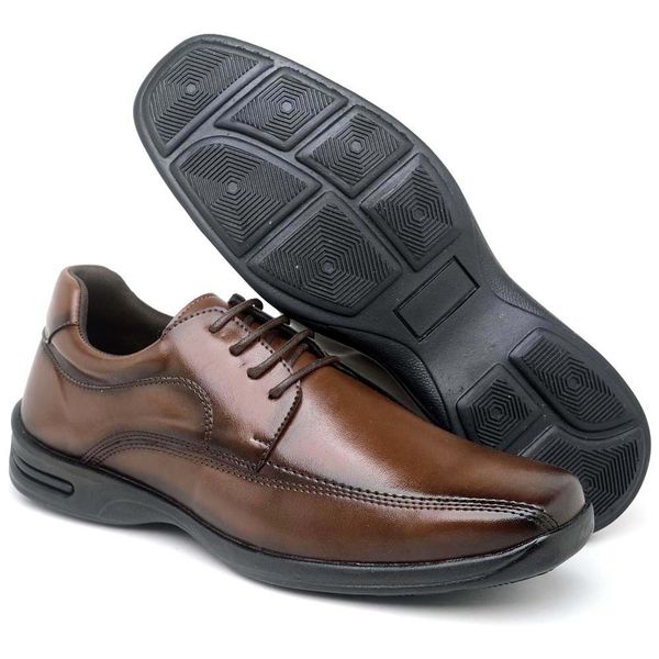 Sapato Social Confort Café - 25185-CF - IDEN SHOES