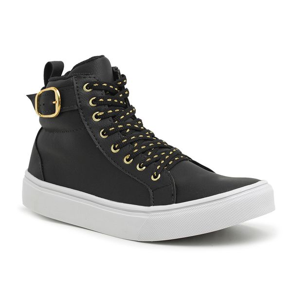 Tenis coturno feminino preto store
